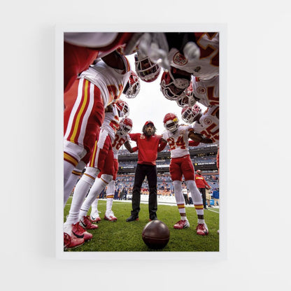 Poster US Football KC Chiefs