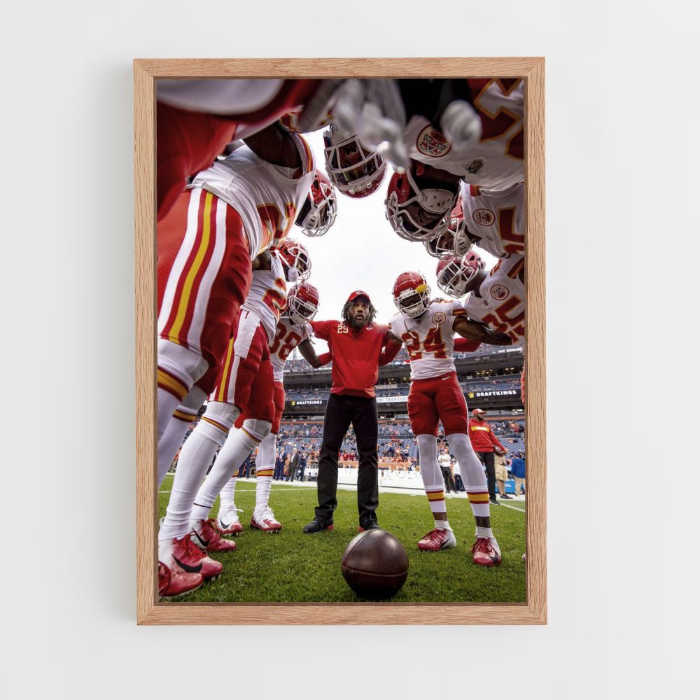 Poster US Football KC Chiefs