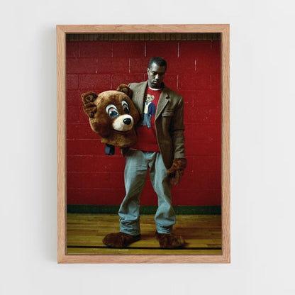 Poster Kanye West Maskottchen