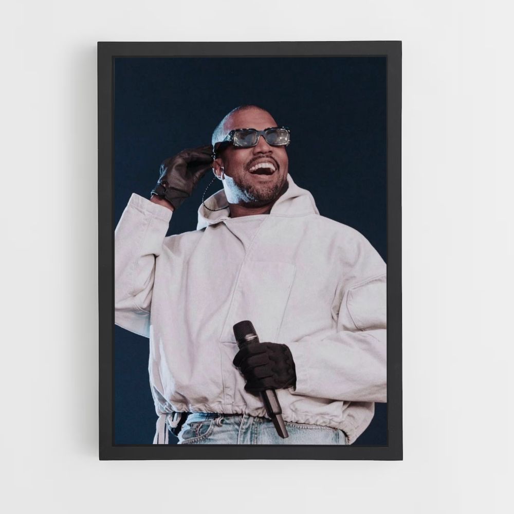 Poster Kanye West Brille