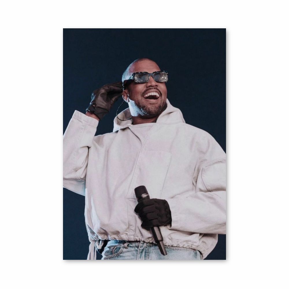 Poster Kanye West Brille