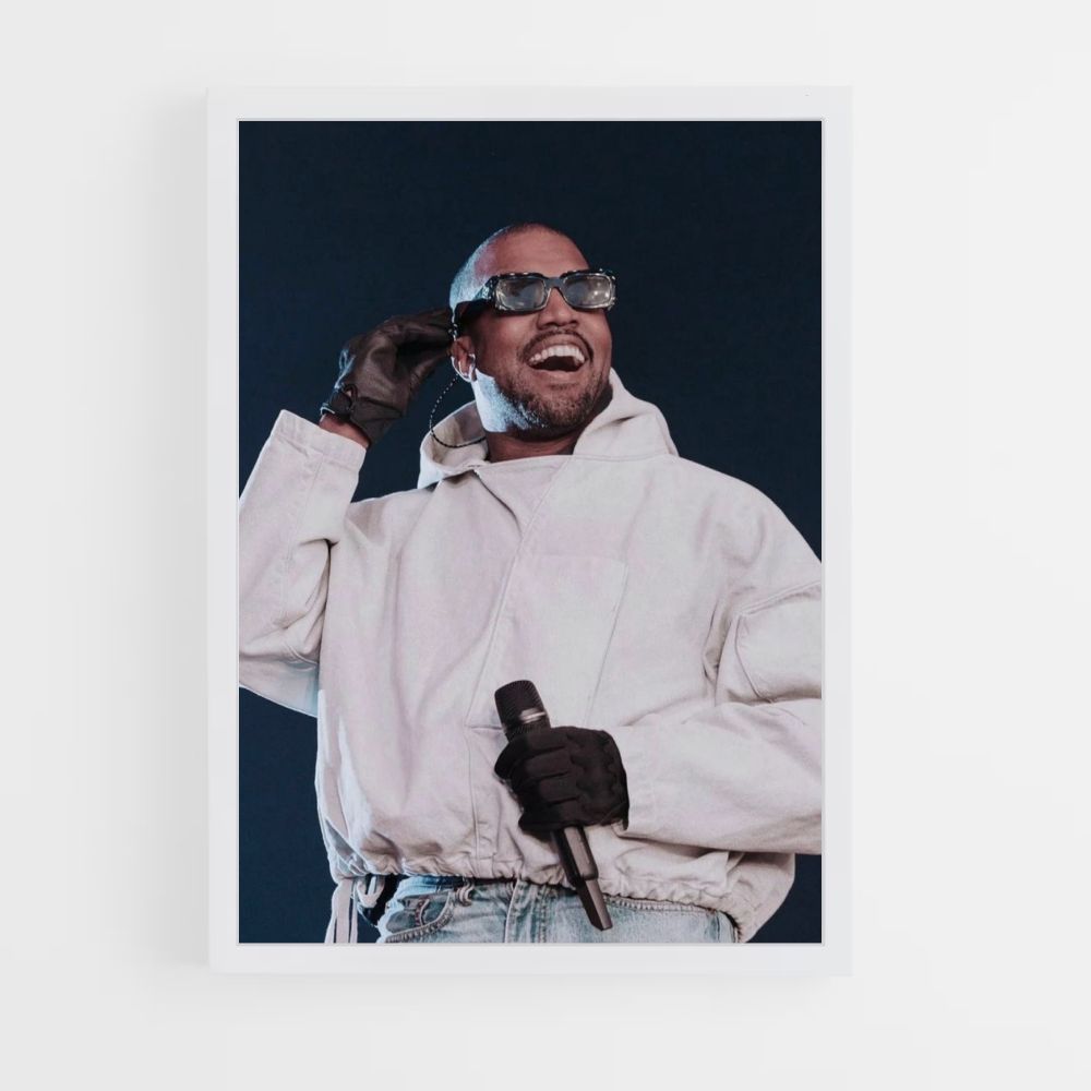 Poster Kanye West Brille