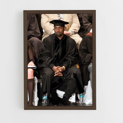 kanye-west-7 cadre Bois foncé