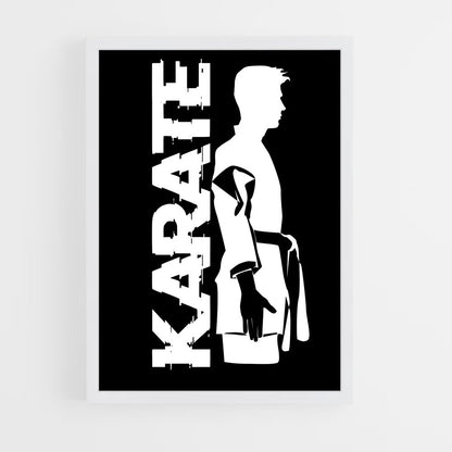 karate-5 cadre Blanc