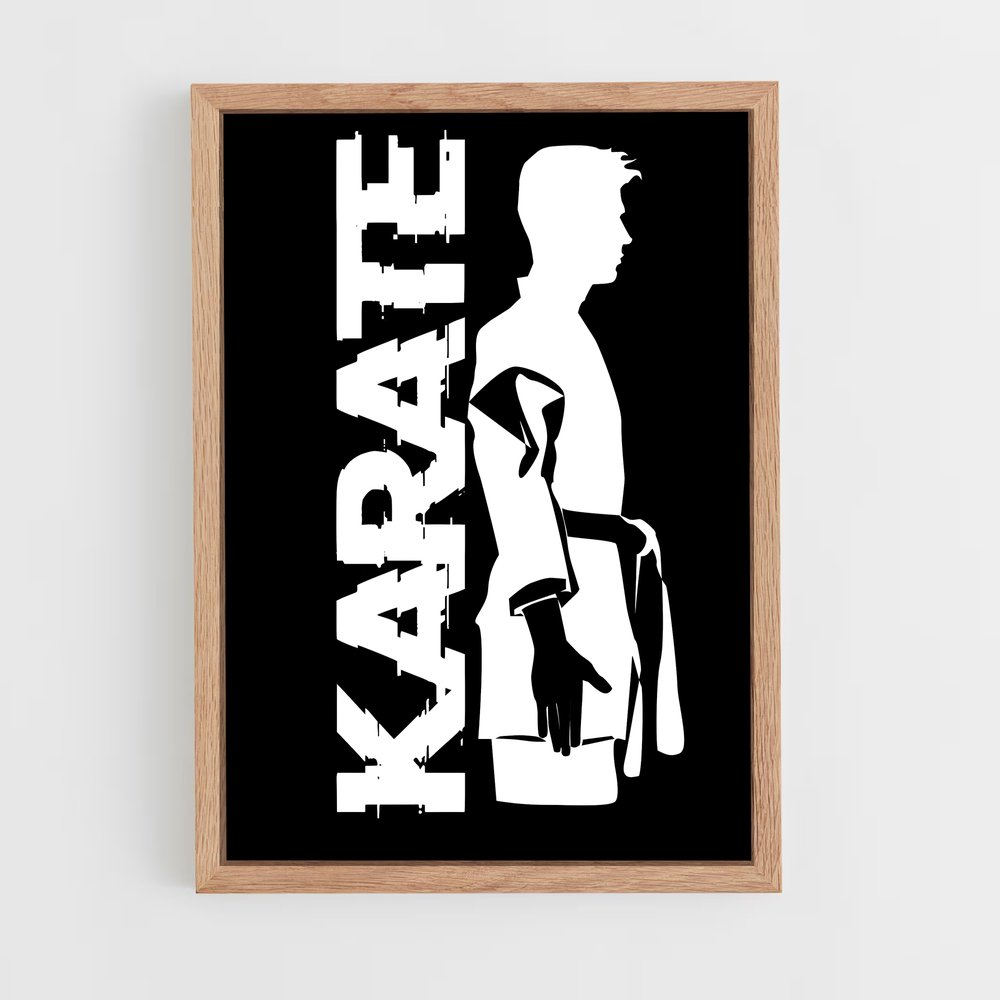 karate-5 cadre Bois clair