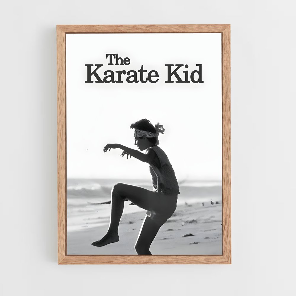 karate-kid-10 cadre Bois clair