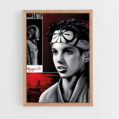 karate-kid-11 cadre Bois clair