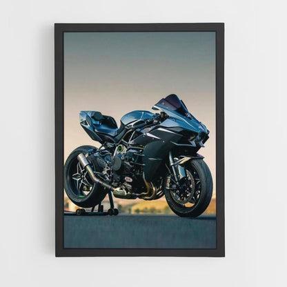 Kawazaki Motorrad Poster