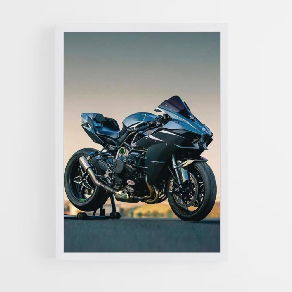 Kawazaki Motorrad Poster