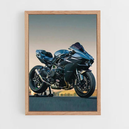 Kawazaki Motorrad Poster