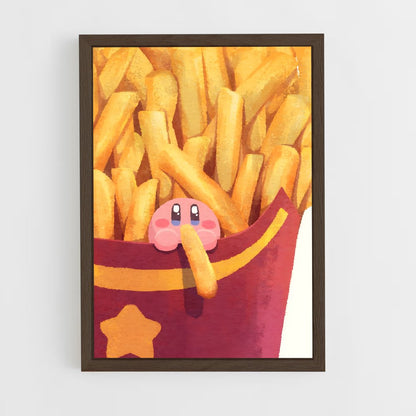 kirby-10 cadre Bois foncé