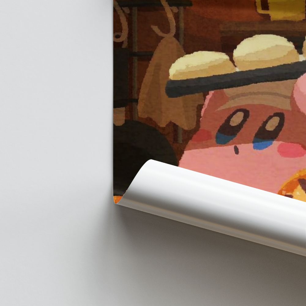 Poster Kirby Bäckerei