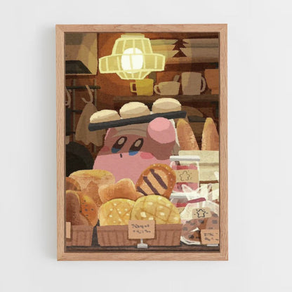 Poster Kirby Bäckerei