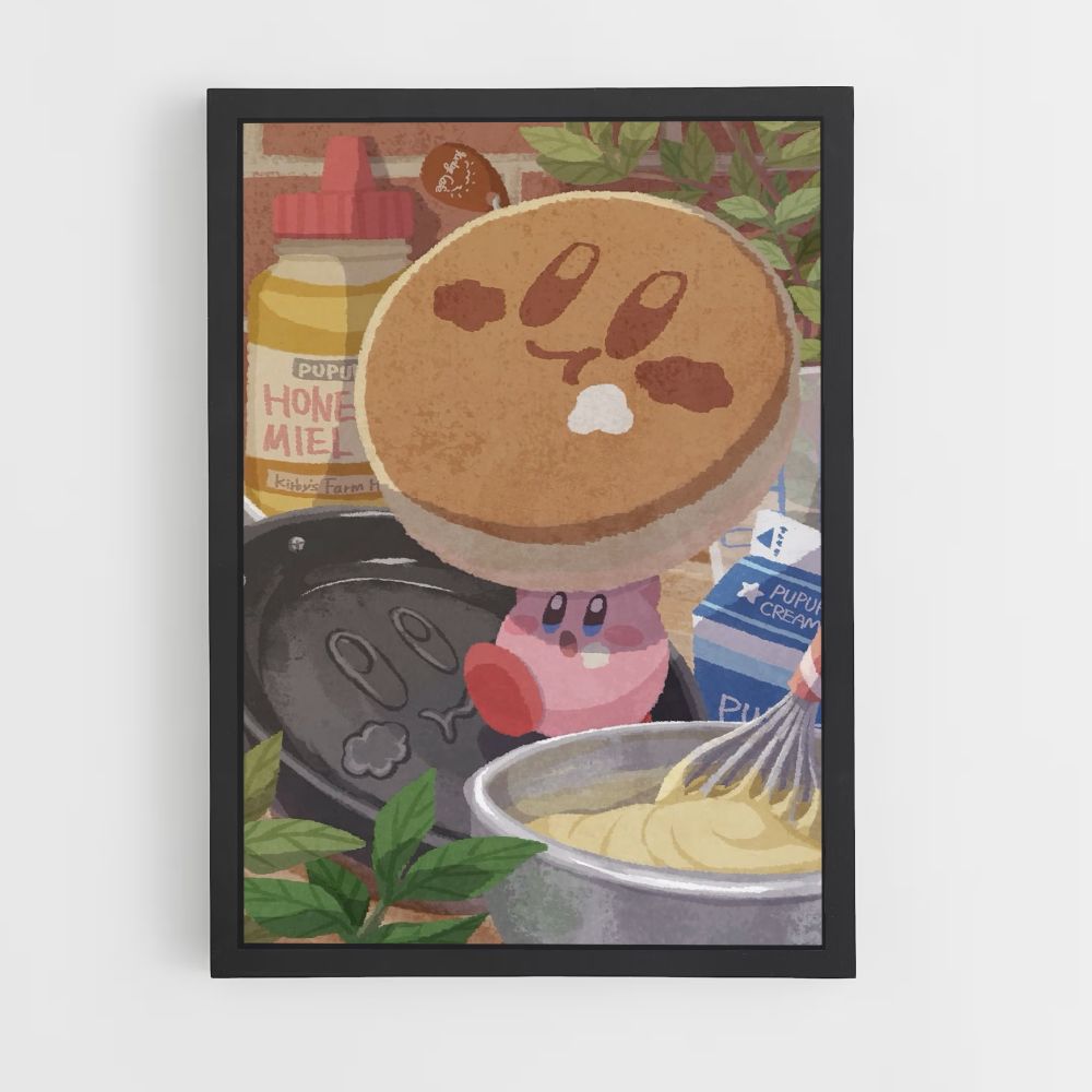 Poster Kirby Pfannkuchen