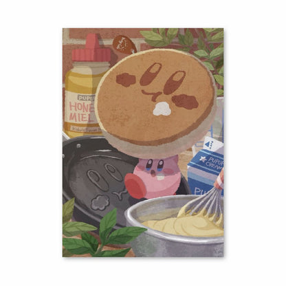 Poster Kirby Pfannkuchen