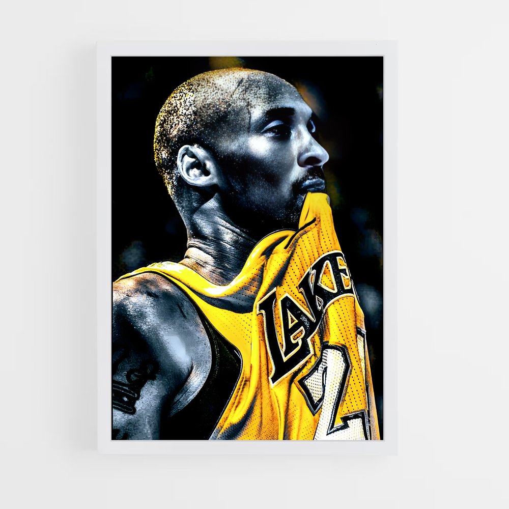 kobe-bryant-4 cadre Blanc