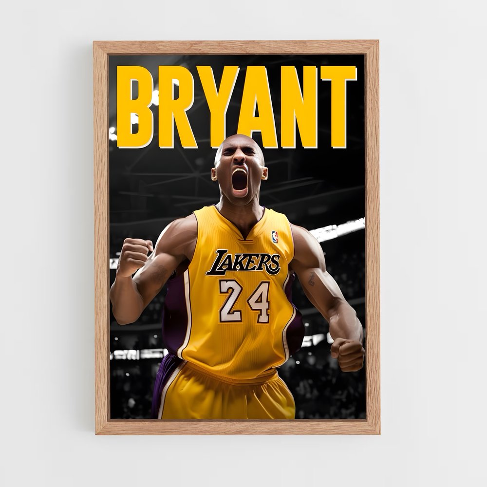 kobe-bryant-6 cadre Bois clair