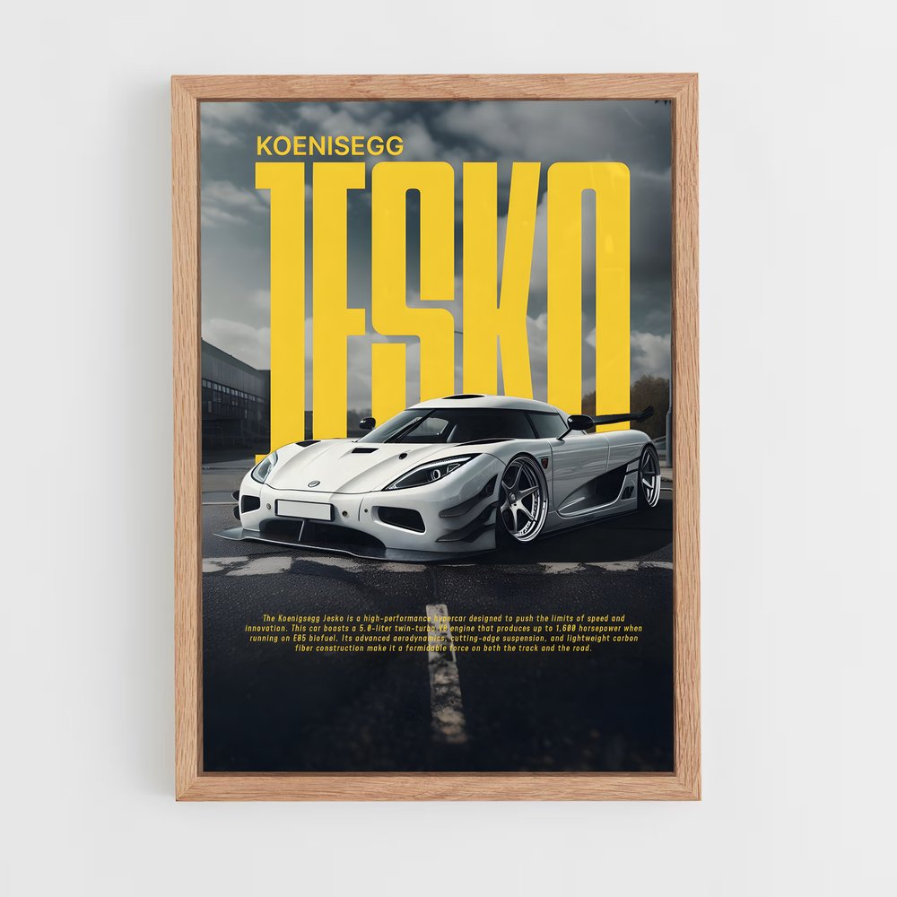 koenigsegg-14 cadre Bois clair