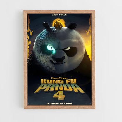 kung-fu-panda-2 cadre Bois clair