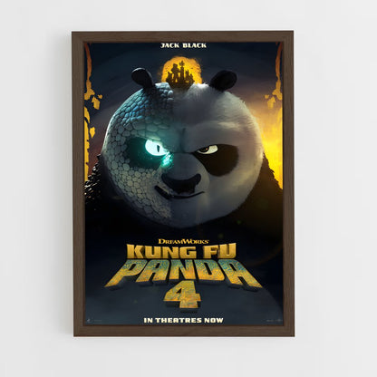 kung-fu-panda-2 cadre Bois foncé