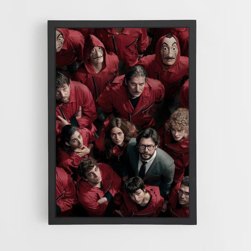 Poster La Casa de Papel Kostüme