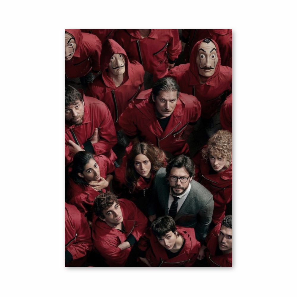 Poster La Casa de Papel Kostüme