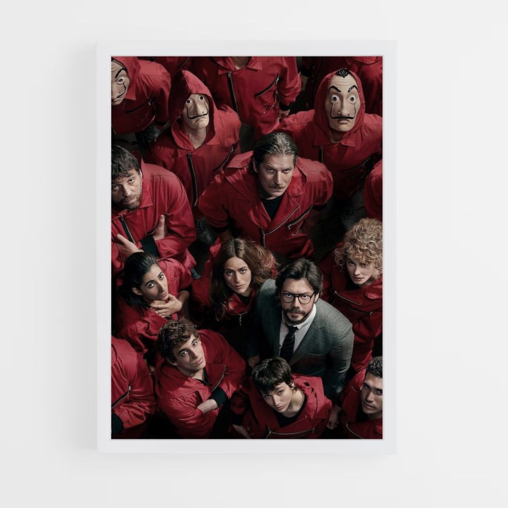 Poster La Casa de Papel Kostüme