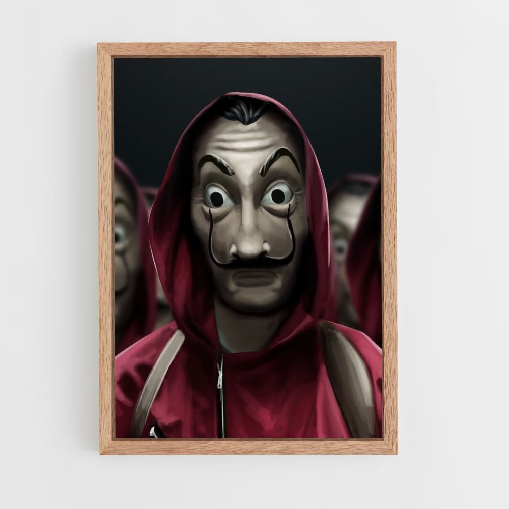 Poster La Casa de Papel Kostüm