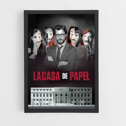 Plakat La Casa de Papel Raub