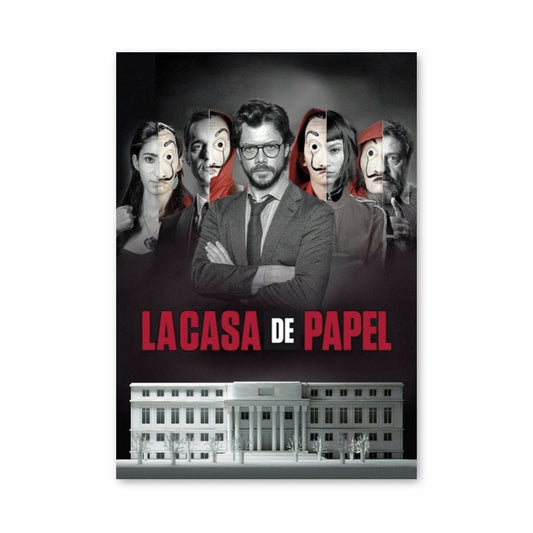 Plakat La Casa de Papel Raub