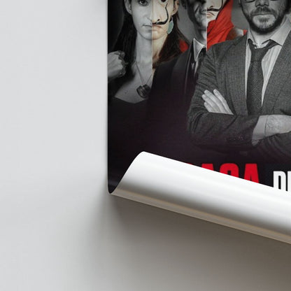 Plakat La Casa de Papel Raub