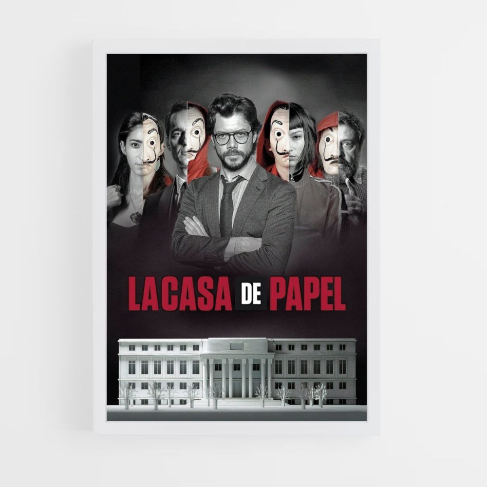 Plakat La Casa de Papel Raub