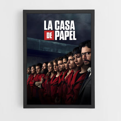 la-casa-de-papel-8 cadre Noir