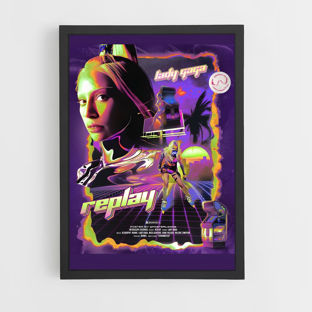 lady-gaga-17 cadre Noir