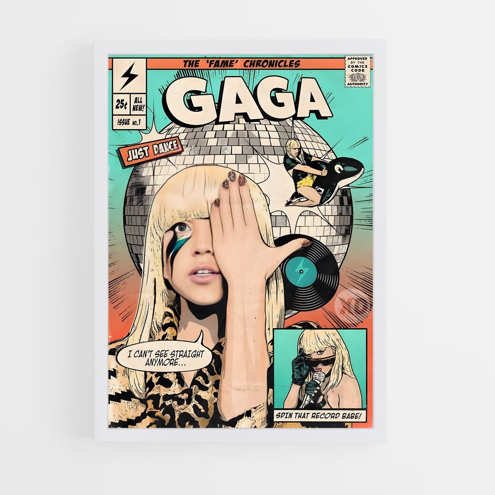 lady-gaga-20 cadre Blanc