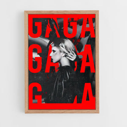 lady-gaga-9 cadre Bois clair