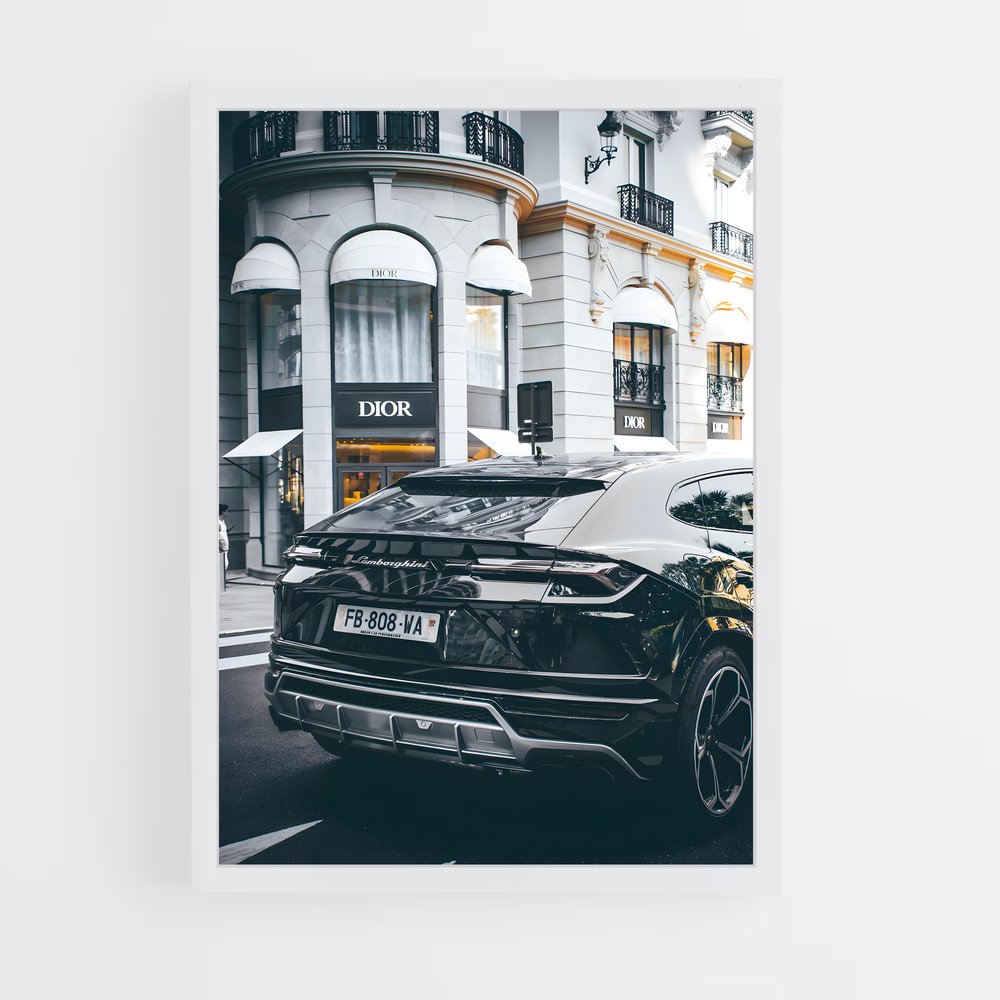lamborghini-1 cadre Blanc