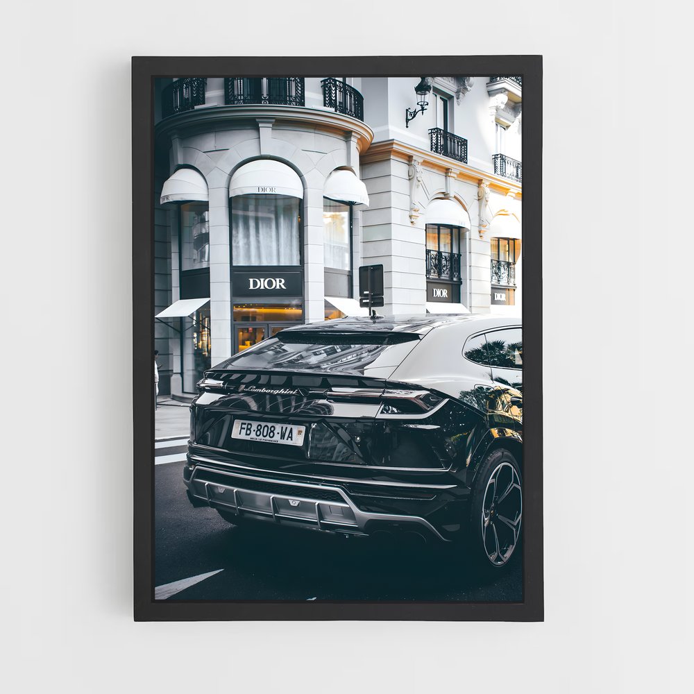 lamborghini-1 cadre Noir