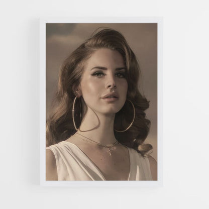 Poster Lana Del Ray Porträt