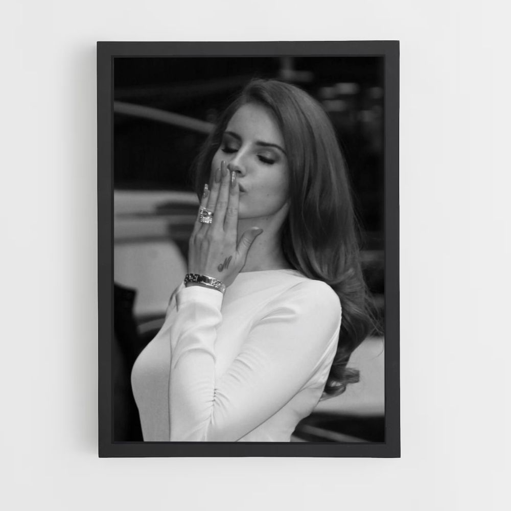 Poster Lana Del Ray Kuss