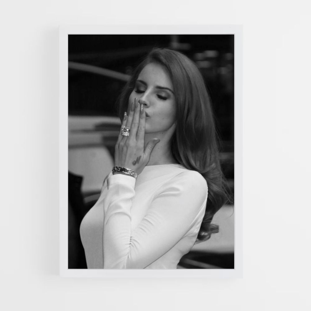 Poster Lana Del Ray Kuss