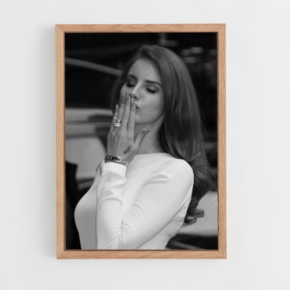 Poster Lana Del Ray Kuss