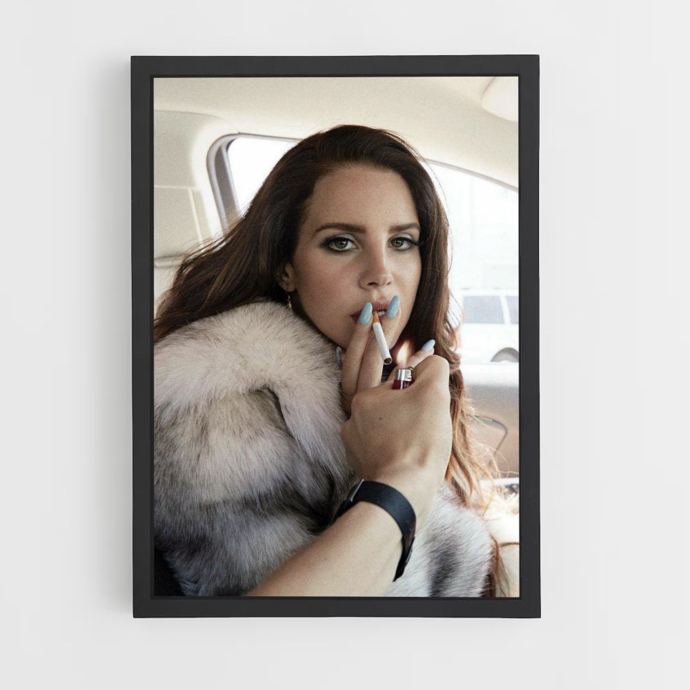 Poster Lana Del Ray Zigarette