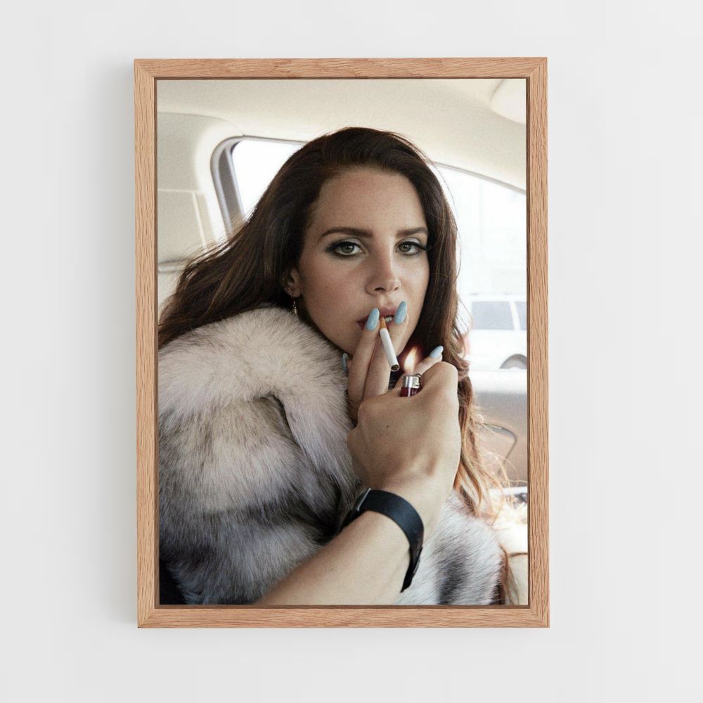 Poster Lana Del Ray Zigarette