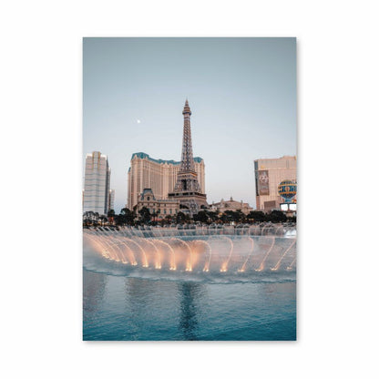 Las Vegas-Brunnen-Poster