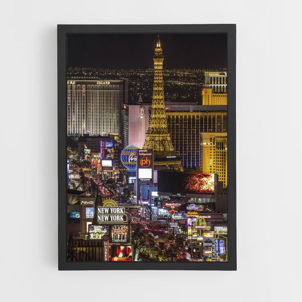 Poster Zeitraffer Las Vegas