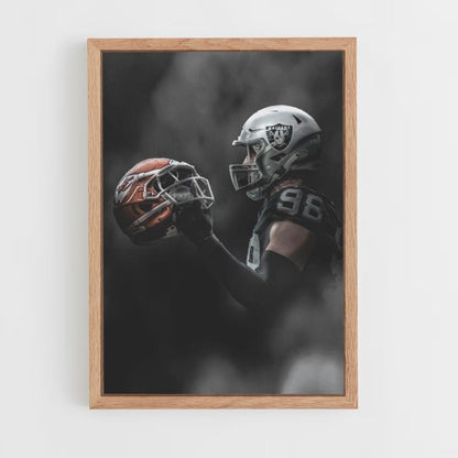 Poster Las Vegas Raiders Helm