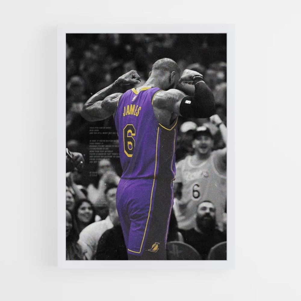 Lebron James Lila Poster