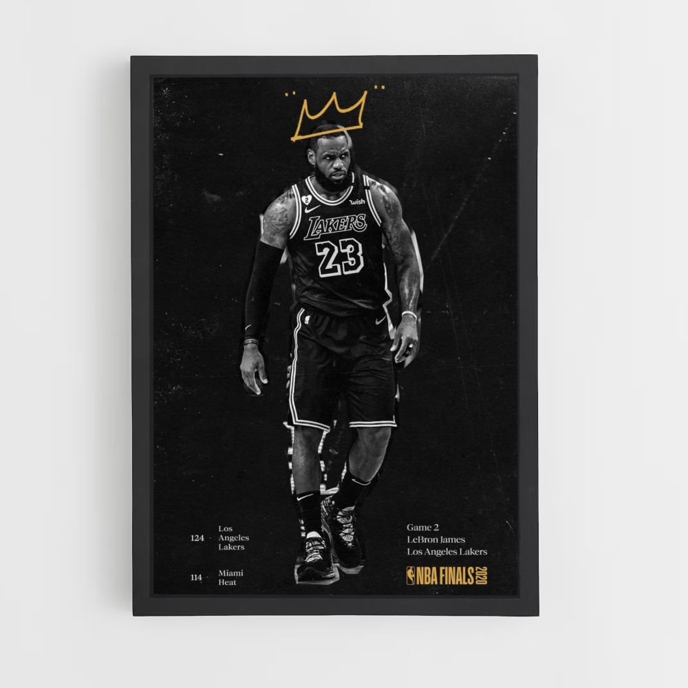 Lebron James King Poster