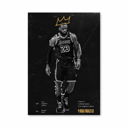 Lebron James King Poster